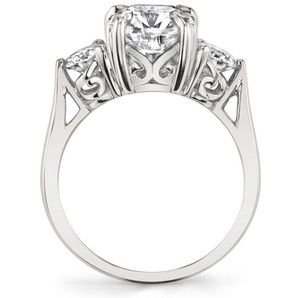 Oval Cut Moissanite 14k Gold Plated Sterling <b>Silver</b> <b>Solitaire</b> Engagement <b>Ring</b> Bridal Wedding Party Promise <b>Ring</b> - Product Image 2