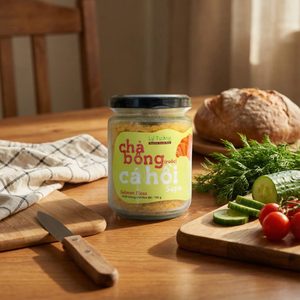 Flocons de saumon de haute qualité, stérilisés et prêts à la conservation - Technologie de stérilisation avancée, viande de saumon déchiquetée pour la vente au détail mondiale - Product Image 1