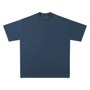เสื้อยืดโอเวอร์ไซส์ ผ้าฝ้าย 100% 300 GSM หนานุ่ม สไตล์สตรีทแวร์ ทรงไหล่ตก พรีเมียม แบบเรียบ - Product Image 1