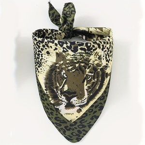 Pañuelo de seda satinada cuadrado con logo personalizado, bandana con puntos, a cuadros, rayas, lazos, seda satinada cuadrada con impresión personalizada - Product Image 4