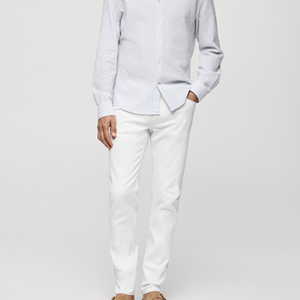 Jeans de Diseñador para Hombre, Corte Slim Fit, al por Mayor, de Alta Calidad, a la Moda, Estilo Biker, Pantalones de Mezclilla Ajustados para Hombre - Product Image 3