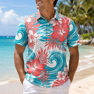 Chemises de plage pour hommes les plus vendues, qualité supérieure, nouvelle tendance, disponibles à prix avantageux. - Product Image 3