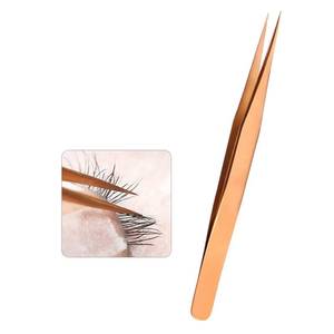 Ensemble de pinces à cils en acier inoxydable de précision Morje Surgical avec pointe lisse, longueur 10 mm, pour l'application d'extensions de cils - Product Image 2