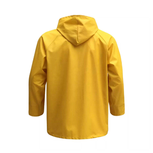 Traje de Protección Contra Lluvia Intensa, Tela de Poliéster Laminada con PVC, Ropa de Seguridad Industrial, Traje Impermeable de Alta Visibilidad con Franjas Reflectantes - Product Image 3