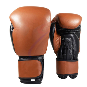 Guantes de Boxeo Profesionales de Cuero Cosido con Cierre de Gancho y Bucle Ajustable en la Muñeca, Unisex para Adultos, Diseño Personalizado con Logotipo - Product Image 3