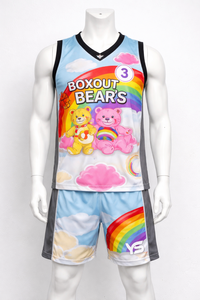 Unisex Plus Size Basketball Jersey Sports Wear Set 100% Polyester Two-Piece Customizable Uniform Front Anti-Bacterial Breathable - Product Image 3