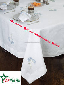 Mantel de mezcla de algodón y lino hecho a mano con motivos de bordado tradicional hechos a mano, tamaño personalizado, mejor oferta VNAP NP024 - Product Image 6