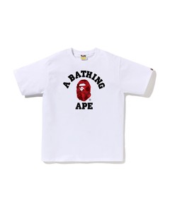 Camiseta de Hombre de Manga Corta con Logotipo de Cabeza de Camuflaje Blanco, Transpirable, 280g, 100% Algodón Tejido, Cuello Redondo, Estilo Urbano - Product Image 1