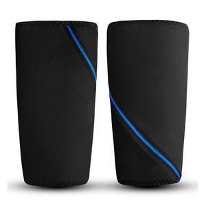 Genouillères de protection ajustables en néoprène 5mm 7mm pour squats, avec logo personnalisé, pour haltérophilie, sport, gym et fitness - Product Image 5