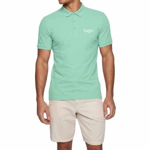 Men's Summer Printed <b>Polo</b> <b>Shirts</b> 100% Cotton Breathable Custom Logo Regular Fit Knitted Solid Color High Quality Plain Men <b>Shirt</b> - Product Image 4