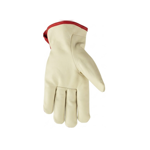 Gants de jardin en cuir et toile, paume renforcée, adhérence flexible, gants de travail de jardinage, logo personnalisé, OEM, ODM, vente en gros - Product Image 5