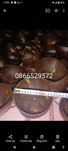 ชามเปลือกมะพร้าวธรรมชาติ ชามทำมือรักษ์โลก สำหรับใส่สลัด ของว่าง ของหวาน และตกแต่ง - Product Image 3