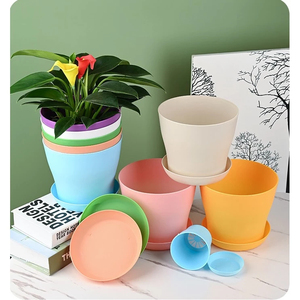 Macetas de Plástico Coloridas y con Formas Divertidas para Plantas, Flores y Suculentas, Ideales para Centros Comerciales, Precio de Fábrica - Product Image 5