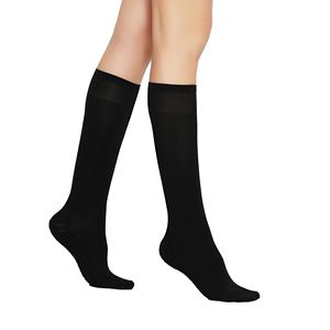Calze da massaggio trasparenti da donna, 6 paia, al ginocchio, con punta rinforzata e fascia di supporto - Product Image 3