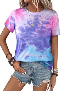 Camiseta Tie Dye Vintage para Niñas, Hecha en Pakistán, Lavada y Teñida, para Entrenamiento, Ropa de Verano, Manga Corta, Servicio OEM - Product Image 3