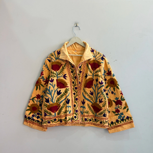 Vintage Style Indian Embroidered TNT Cotton <b>Jackets</b> Wholesale Lot Of Suzani <b>Jacket</b> For <b>Women</b> - Product Image 1