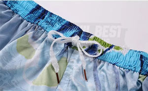 Pantalones Cortos de Malla para Hombre, Cintura Media, 100% Poliéster, Secado Rápido, Ecológicos, Transpirables, con Cierre de Cordón, para Gimnasio, Fitness, Entrenamiento, OEM - Product Image 5