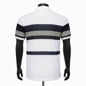 Camiseta de Manga Corta para Hombre de Alta Calidad, Personalizada, Verano, Casual, Diseño Sólido, Transpirable, Tejido de Spandex/Algodón, con Bolsillo - Product Image 2