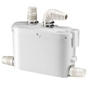 Pompa Maceratrice 500W, Portata 29 GPM, Prevalenza 26 Ft/8 m, Ingresso Acqua di Scarico/Toilette, 4 Uscite Acqua, Smaltimento Rifiuti, Tritarifiuti UPF - Product Image 6