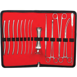 Kit d'instruments chirurgicaux en acier inoxydable 10 pièces : rétracteurs, ciseaux, pinces, manche de scalpel pour étudiants en médecine et sutures - Product Image 2