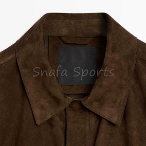 Chaqueta de Cuero para Hombre, Estilo Vaquero Mexicano, de Alta Calidad, ODM, de Piel de Vacuno y Gamuza, Informal, para Motocicleta - Product Image 3