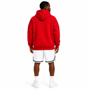 SINEWY <b>Men's</b> <b>Red</b> Cartoon Zip-Up Hooded Fleece <b>Sweatshirt</b> 100% Cotton Lined Casual Hoodie Breathable Knitted Oversized Spring - Product Image 5