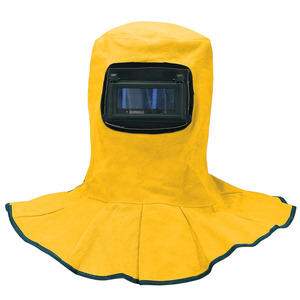 Premium Quality Cowhide Split Leather Welding Hood for Safety for Industrial Heat Spark Resistant Heavy Duty Welder <b>Cap</b> Hood - Product Image 4