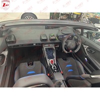 Kit intérieur en Fiber de carbone sec Z-ART pour Lamborghini Huracan EVO panneau de tableau de bord en Fiber de carbone Prepreg pour Huracan EVO Syder