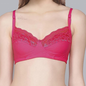 Ensemble de soutien-gorge push-up en dentelle rose pour femmes, avec coussinets intégrés, lingerie sexy, sous-vêtements deux pièces - Product Image 6