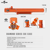 Étui rigide pour queue de billard VIBRANT Diamond de haute qualité, fournisseur d'usine, MOQ 1, OEM ODM 2B3S, pour distributeurs de billard
