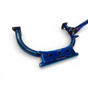 Soporte Central para Motocicleta de Carreras, Acero Inoxidable 304, Acabado Azul Titanio, Certificado ISO 9001, Fabricación Personalizada de Fábrica OEM - Product Image 4