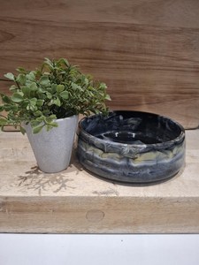 Handmade Resin Bowl with Hand-<b>painted</b> Design Customized Color & Pattern Household Table Decor - Product Image 5