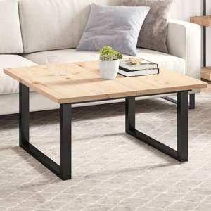 ชุดโต๊ะไม้สนธรรมชาติ 2 ชิ้น ขนาดกลาง ทนทาน เหมาะสำหรับโต๊ะรับประทานอาหาร - Product Image 1