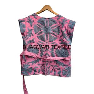 Chaqueta bordada superventas Suzani Oversize Winter Kimono Robe Uzbek Short Coat 2023 Mujeres Chaquetas bordadas Free Edge - Product Image 4