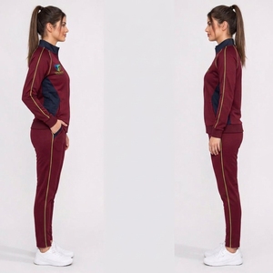 <b>Women</b> Zipper Tracksuit High Quality XL Size Breathable Fleece Tracksuit Set Embroidered Logo Printed Hoodie <b>Sweatpants</b> for - Product Image 5