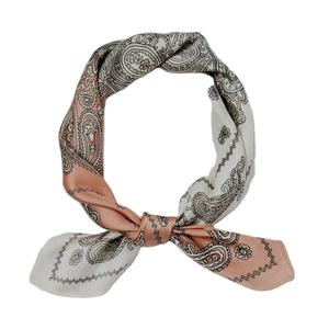 Pañuelo personalizado con logotipo impreso de alta calidad, bufanda cuadrada hecha a mano, tocados de algodón, accesorios de moda, otras bufandas - Product Image 1