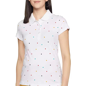 เสื้อผู้หญิงแบบสวมใส่สบาย ระบายอากาศได้ดี ทรงเข้ารูป แขนสั้น ผ้าถัก ลายเรียบ - Product Image 5