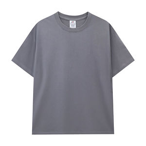 Camiseta de Manga Corta 100% Algodón, Cuello Redondo Personalizado, Ropa de Uso Diario para Hombre, Corte Regular, Gimnasio, Moda, Marca Estampada, 240g - Product Image 4