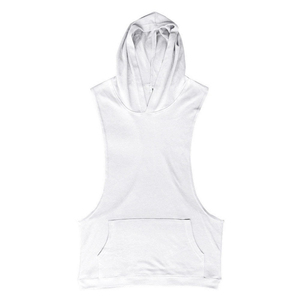 Classic Winter Men's Fleece Breathable Solid Color Hoodie with Pocket for Gym Training Workout Polyester/Cotton 350g - Product Image 1