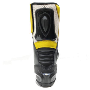 Botas de Motociclismo de Diseño Personalizado para Adultos, de Cuero Genuino, Altura hasta la Rodilla, Fabricadas Directamente, con Suela de Goma PU, para Invierno - Product Image 6