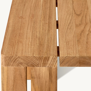Hot <b>sale</b> teak wood coffee <b>table</b> with simple modern style suitable <b>for</b> outdoor use, modern design, all weather resistant - Product Image 5
