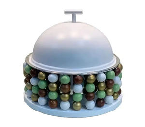 Plat de service exquis en fer de forme ronde avec couvercle idéal pour servir de la nourriture lors des fêtes de mariage et des événements spéciaux - Product Image 6