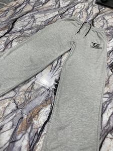 Trendy Men’s Gray Sweatpants <b>Elastic</b> <b>Waist</b> Drawstring Printed Joggers Casual Streetwear Cotton <b>Trouser</b> - Product Image 5