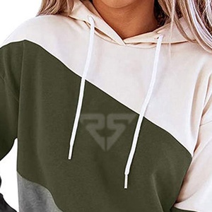 Sudaderas con capucha de tres tonos para mujer, fabricación de Pakistán, ropa informal, sudaderas con capucha lisas de gran calidad para mujer - Product Image 4