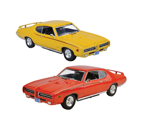 Modellino <span class=keywords><strong>Auto</strong></span> Classica American Vintage Muscle Car del 1969 in Scala 1:18, in Lega Pressofusa, Veicolo Hardtop ad Alte Prestazioni Anni '60 - Product Image 5