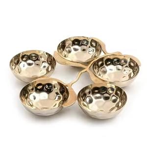 Equipo de Catering Contemporáneo, Tazón de Metal para Frutas Secas, Tazón Multifuncional para Servir Alimentos - Product Image 6