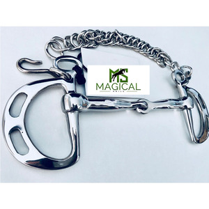 Mors à cheval Kimblewick à articulation simple en acier inoxydable, sur mesure et de haute qualité - Product Image 3