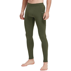 Pantalones de Yoga Casuales, Sin Costuras, de Spandex y Nailon, Cintura Elástica, Costuras en Contraste, Diseño Sólido, Elásticos en Cuatro Direcciones - Product Image 2