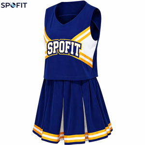 Uniformes de cheerleading les plus vendus, séchage rapide, 100% polyester, impression par sublimation, uniformes de cheerleading personnalisés - Product Image 1