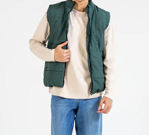 Chaqueta Acolchada Unisex al por Mayor, Tejido de Forro Polar, Ligera, Acolchada, Sin Mangas, Impermeable, Resistente al Viento, Ecológica - Product Image 1